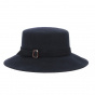 Marta wool capeline navy blue - Traclet