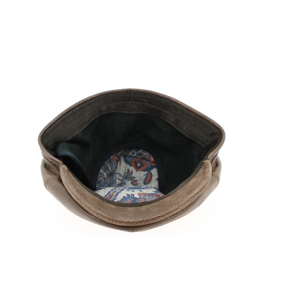 Brown Gatsby earmuffs cap - Traclet Brown Gatsby earmuffs cap - Traclet
