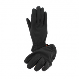 Gants en cuir conductive noir - Stetson