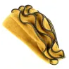 French Women's Mustard Yellow Jaipur Polar Fleece Beret - Traclet Reference: 13427 | Traclet Millinery
