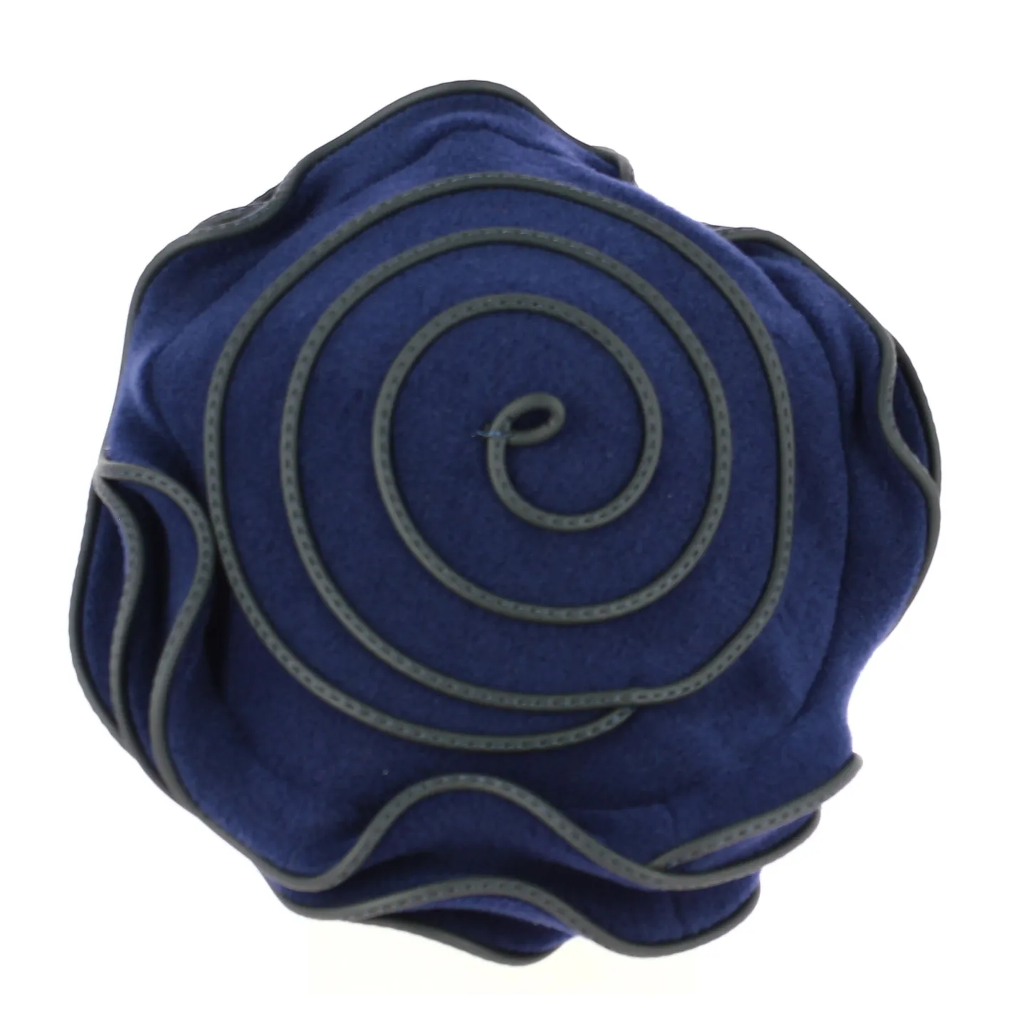 Women's Navy Jaipur Polar Fleece Beret - Traclet Reference: 13428 | Traclet Hat Shop