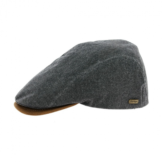 Duckbill cap - wool anthracite - Traclet