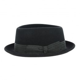 Pork Pie Jones black wool hat - Traclet