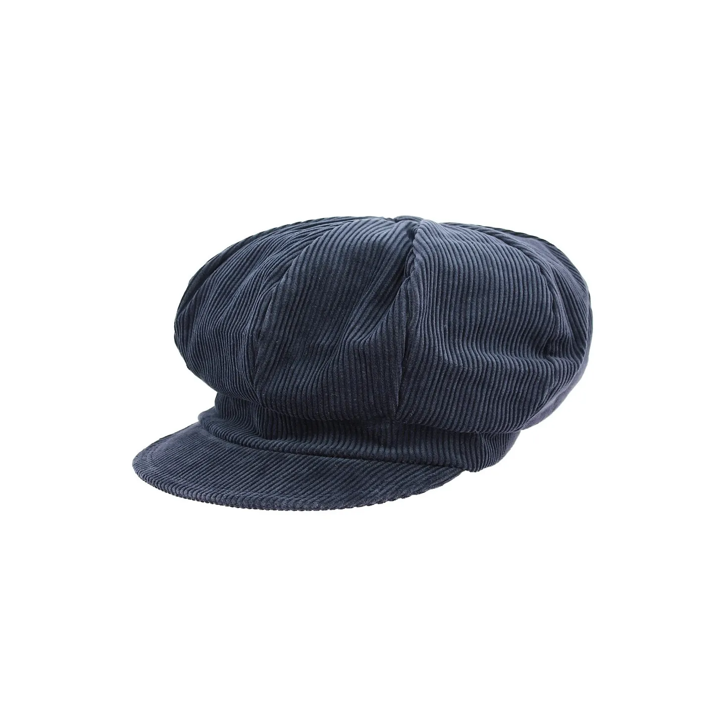 Casquette Gavroche velours bleu marine La Jota - Traclet