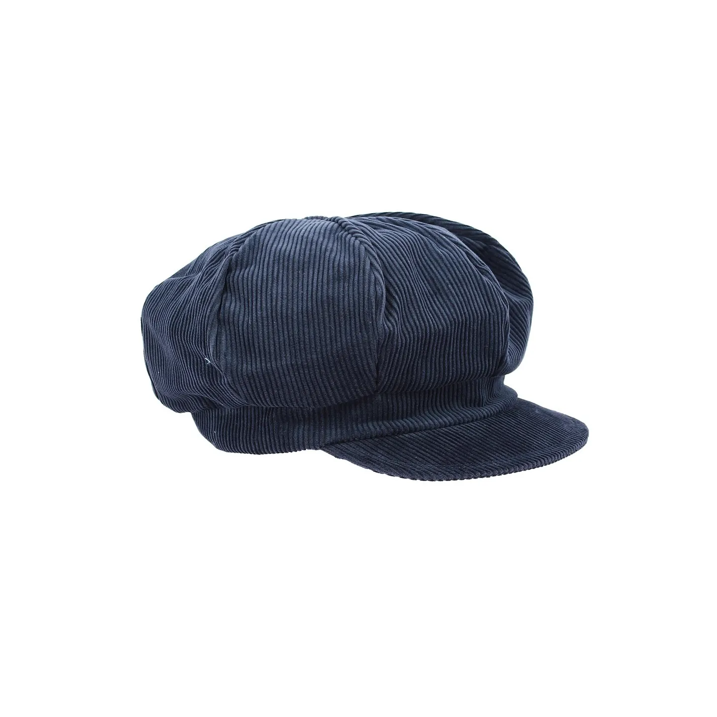 Casquette Gavroche velours bleu marine La Jota - Traclet