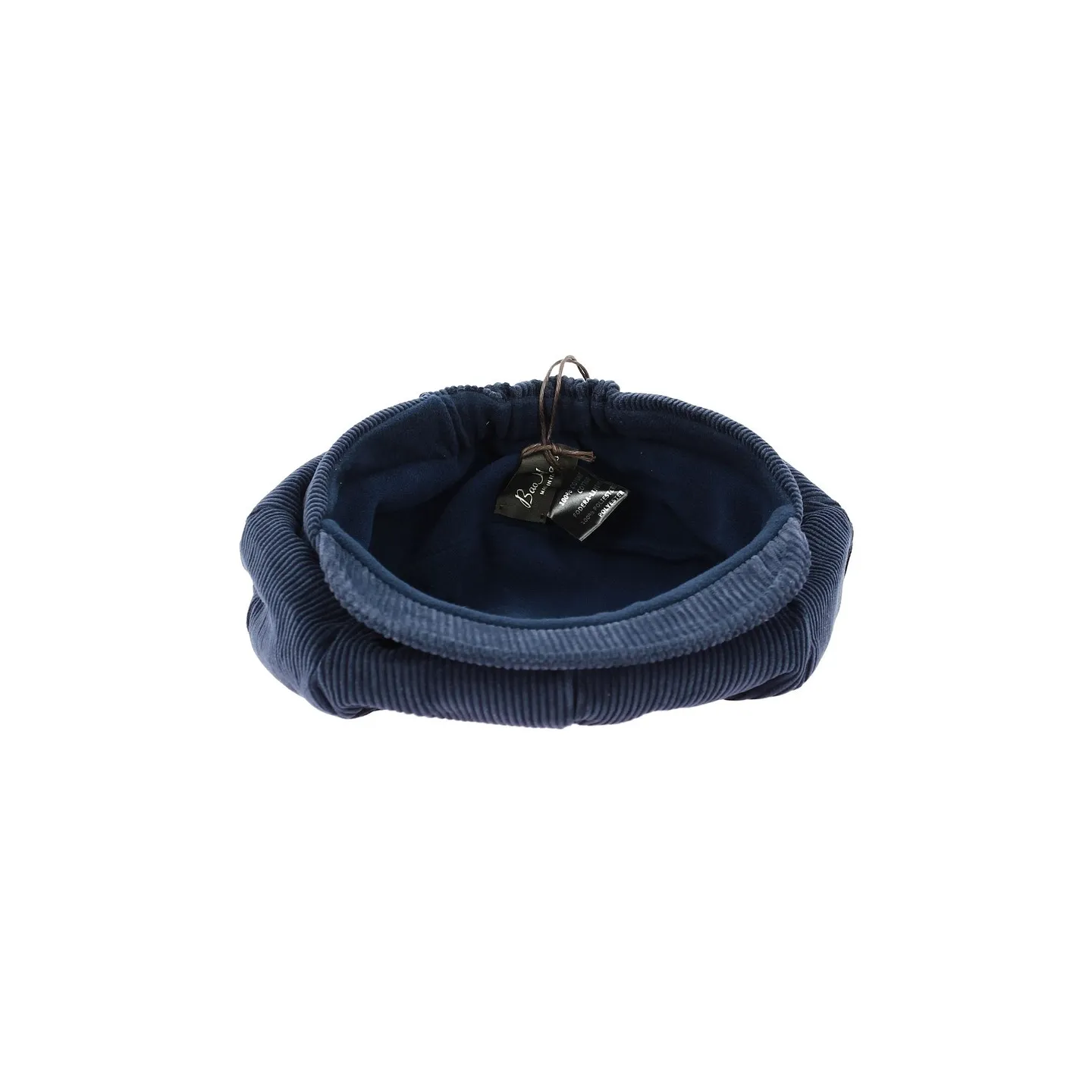 Casquette Gavroche velours bleu marine La Jota - Traclet