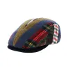 Casquette plate Cholet Patchwork Laine-Traclet
