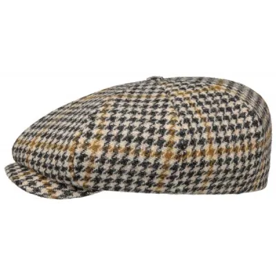 Casquette Hatteras Harris Tweed Beige - Stetson Reference : 13449| Chapellerie Traclet