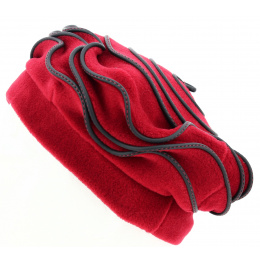 Red Fleece Beret Jaipur Women - Traclet