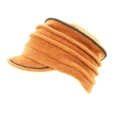 Women's Orange Fleece Anna Cap - TRACLET Reference: 13457 | Traclet Hat Shop