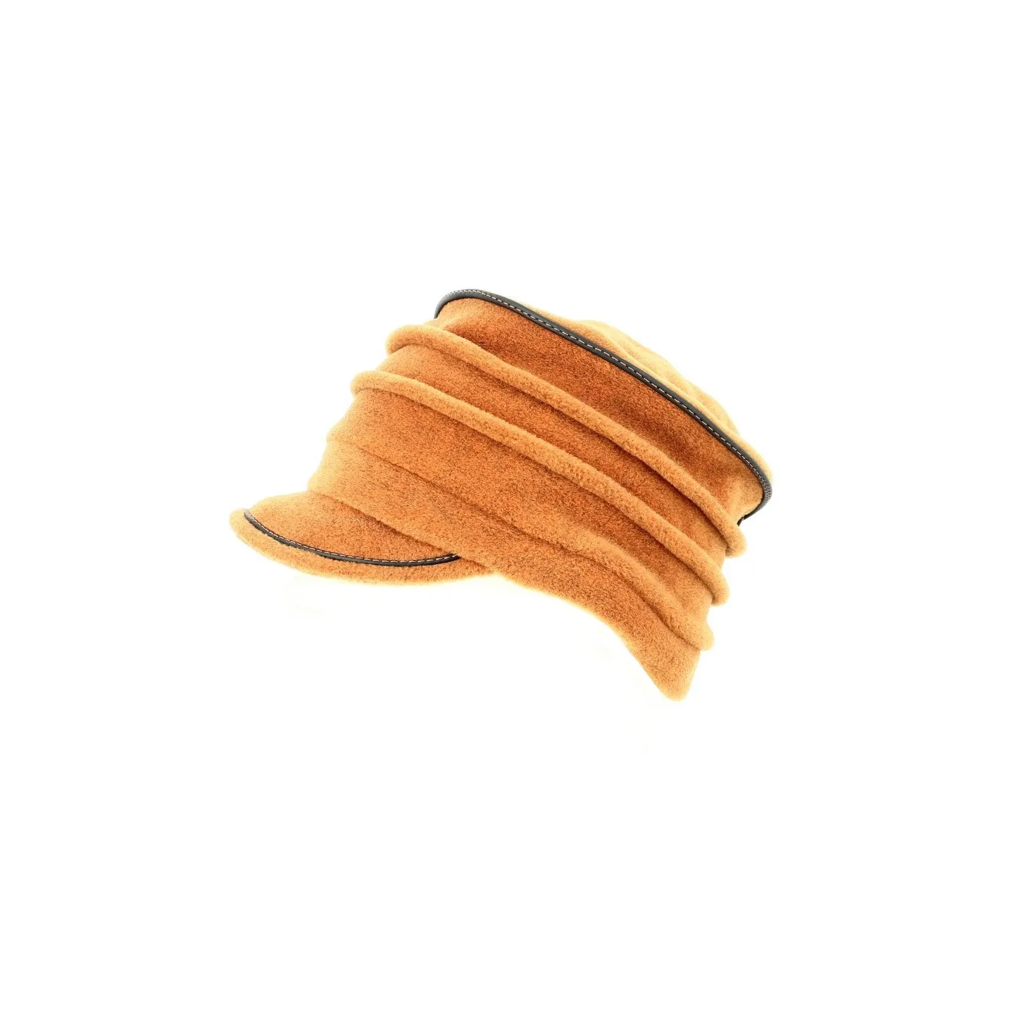 Women's Orange Fleece Anna Cap - TRACLET Reference: 13457 | Traclet Hat Shop