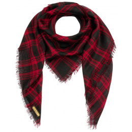 Wool Shadow Plaid Scarf - Stetson