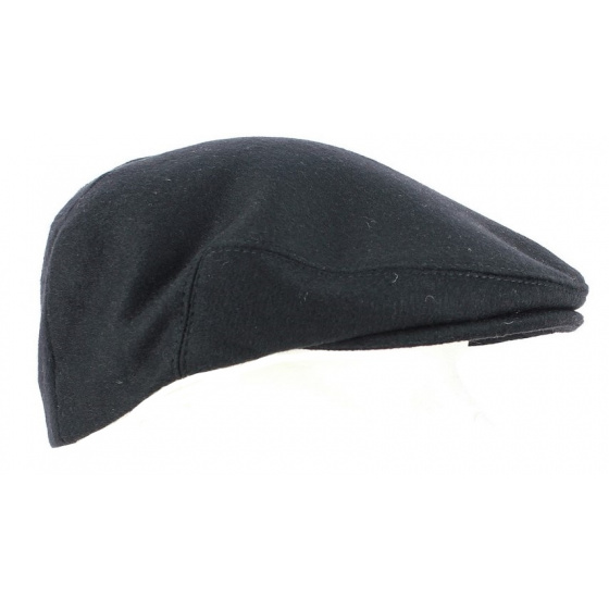 Black London English Flat Cap - City Sport Black London English Flat Cap - City Sport