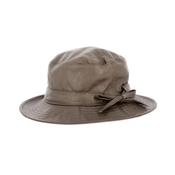 Etna Eros Rain Hat Dark Beige - Traclet