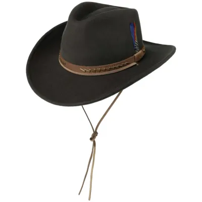 Chapeau Western feutre laine marron - Stetson
