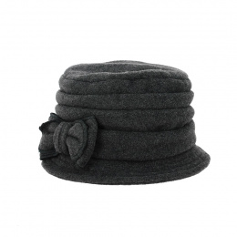Chapeau Cloche Gris Polaire Anushka - Traclet
