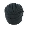 Black Cotton Beyzi Turban - Traclet Reference: 13515| Traclet Hat Shop