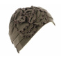 Brown Cotton Beyzi Turban - Traclet