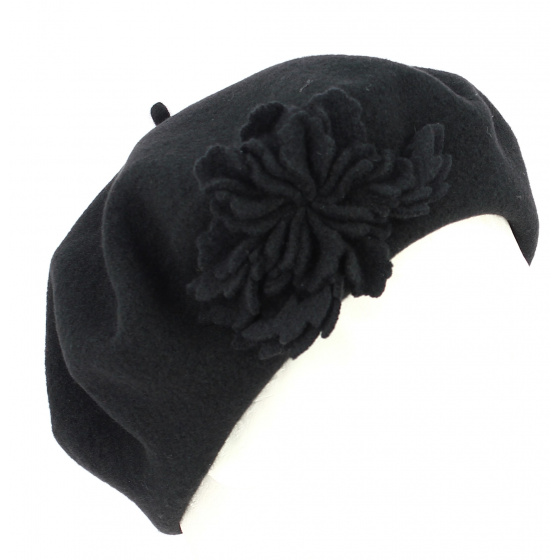 Louise Black Women's Beret - Traclet