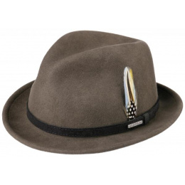 Trinity Vitafelt Player Hat Brown - Stetson