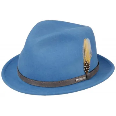 Sky Blue Trinity Vitafelt Player Hat - Stetson Reference: 13238 | Traclet Hat Shop