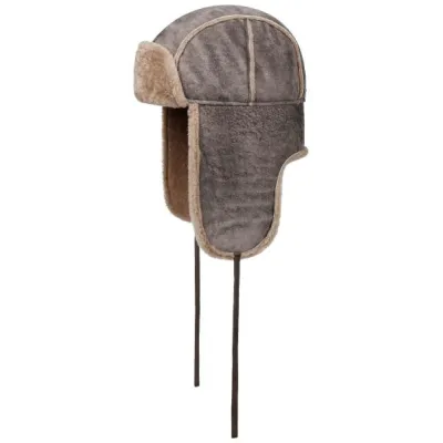 Chapka Aviateur Lambskin Cuir & Coton - Stetson