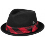Black Wool Felt Lumberjack Porkpie Hat - Stetson