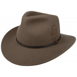 Canoying Western Hat Felt Wool Olive - Stetson