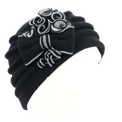Béret Femme Tena Laine Noir - Traclet  Reference : 13521| Chapellerie Traclet