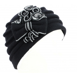 Women's Tena Wool Beret Black - Traclet