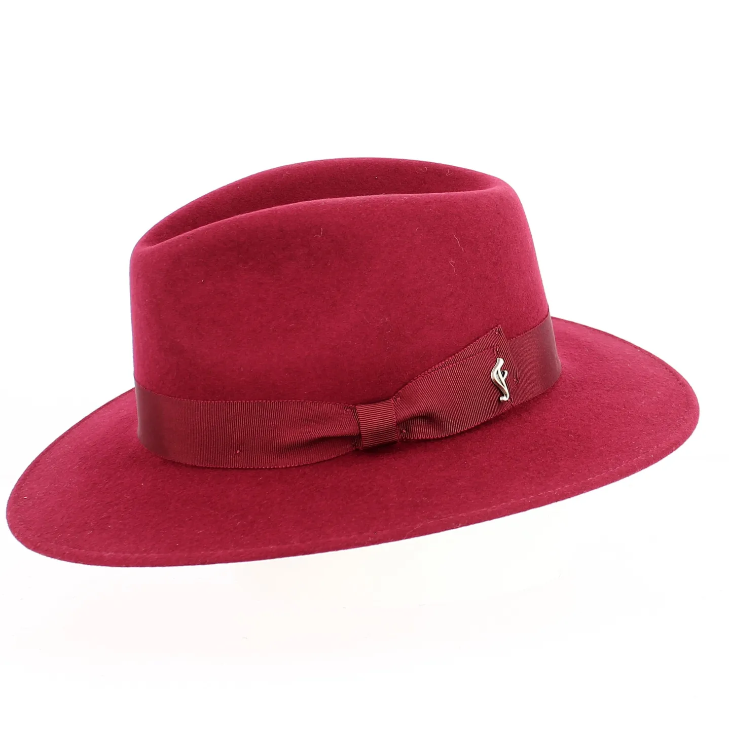 Chapeau Fedora Acacia Feutre Bordeaux - Fléchet   Reference : 13528 | Chapellerie Traclet