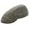 Grey wool Jackson flat cap with ear flaps - Göttmann