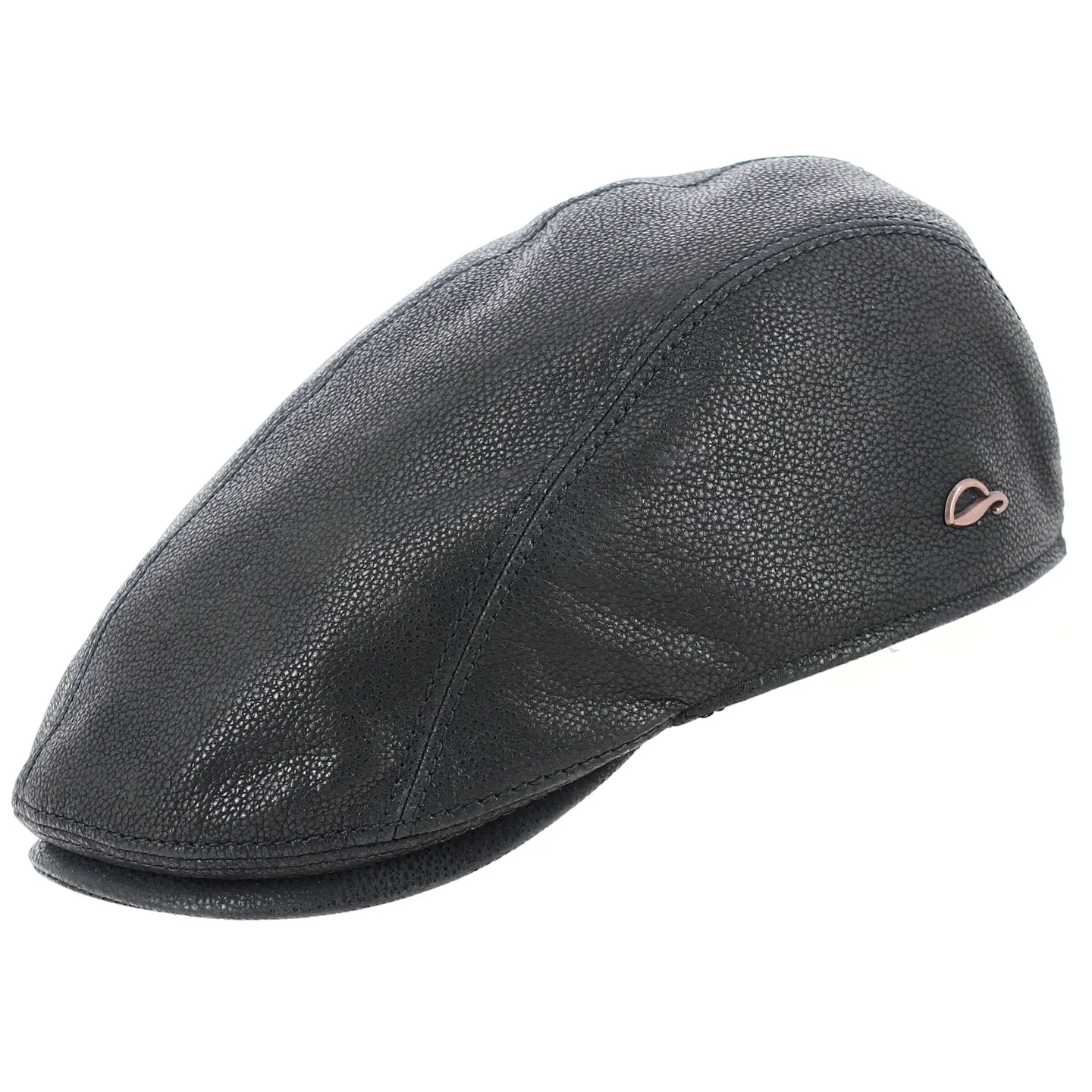 Casquette Bombée Jackson Cuir Noir - Göttmann  Reference : 13548| Chapellerie Traclet