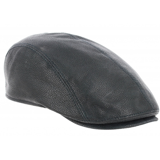 Casquette Bombée Jackson Cuir Noir - Göttmann