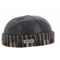 Docker Cap Ostrava Black Leather - Göttmann
