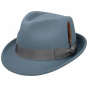 Trilby Elkader Sky Blue Wool Felt Hat - Stetson