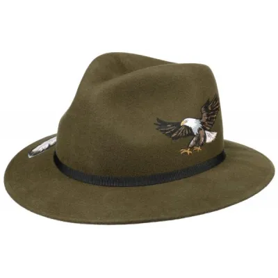 Imperial Traveller Hat Wool Felt Olive - Stetson Reference: 13051 | Traclet Hat Shop