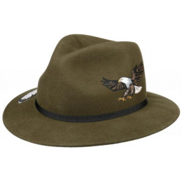 Imperial Traveller Hat Olive Wool Felt - Stetson