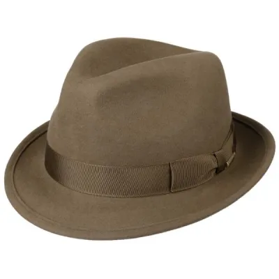 Stetson Sandata Fur Felt Player Hat Khaki - Reference: 13043 | Traclet Hat Shop