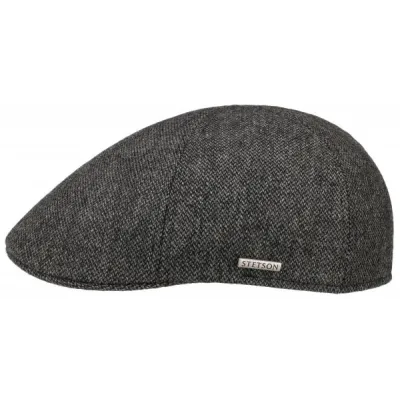 Orion Wool & Cotton Heather Gray Curved Cap - Stetson Reference: 12692 | Traclet Hat Shop