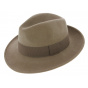Vanador Waterproof Wool Felt Fedora Hat Beige - Traclet