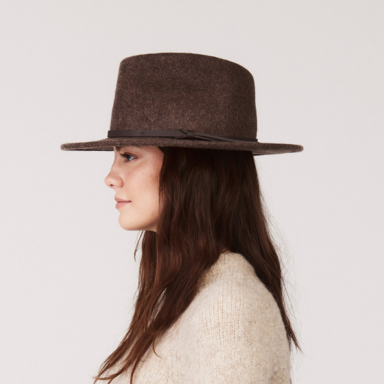 Brown TWF5 Tilley Felt Hat with Ear Flaps