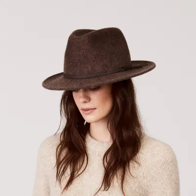 Chapeau Feutre cache oreille marron TWF5 Tilley
