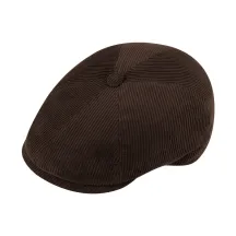 Boston velvet cap - Brown Velvet 8-Panel Lecce Cap - Traclet Reference: 13597 | Traclet Hat Shop