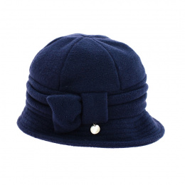 Pipa Cloche Hat navy blue - Traclet