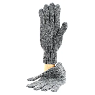 Gants en laine gris - Traclet