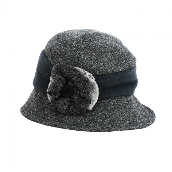 Le Julia grey cloche hat - Traclet