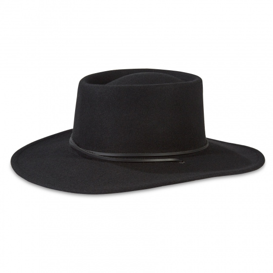 Chapeau Traveller Cache oreilles feutre laine noir - Tilley Chapeau Traveller Cache oreilles feutre laine noir - Tilley