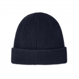 Le Merino Navy Blue Wool Beanie - Tilley