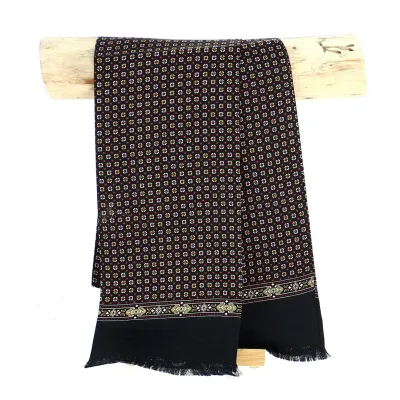Foulards Homme en Soie Noir -Traclet   Reference : 1950 | Chapellerie Traclet